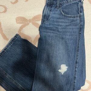 Hollister Distressed Blue Flare Jeans